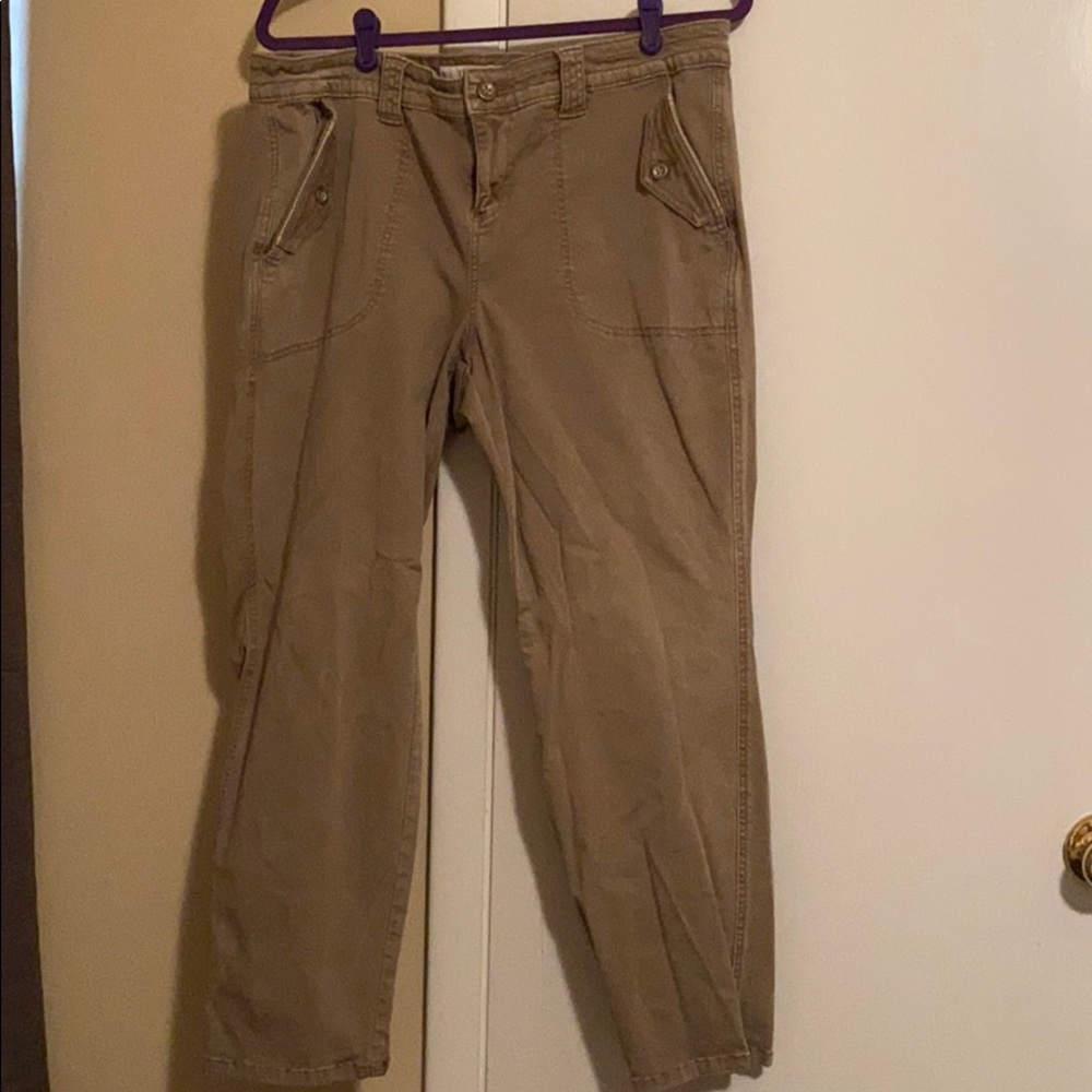 Taupe Capris